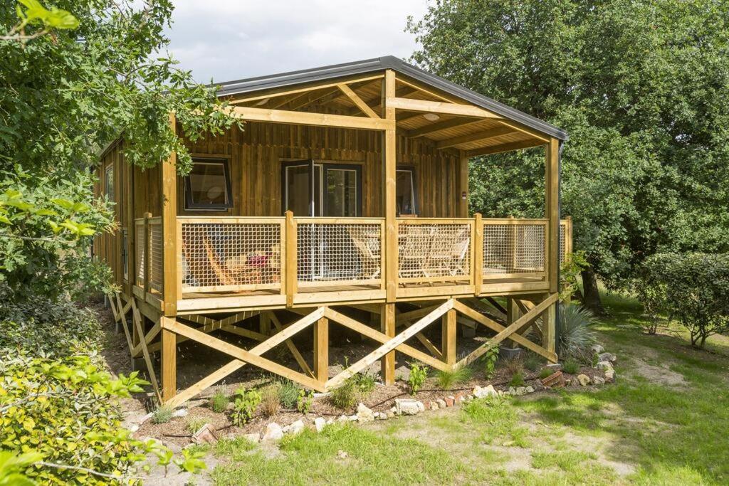 Camping Le Marache Biganos Exterior foto
